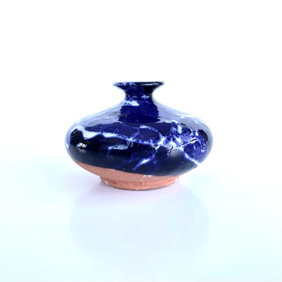 Decorative Glazed Ceramic Vase - Picture 3 of 9